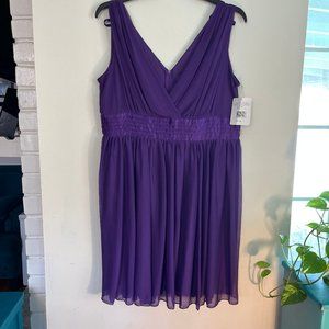 Trixxi Purple Sleeveless Mini Dress